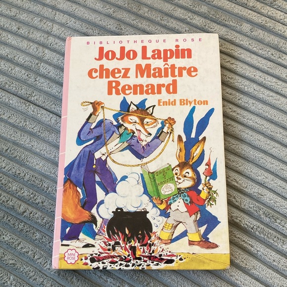 1972 French JOJO LAPIN CHEZ MAITRE RENARD Par Enid Blyton HC Book Vintage - Picture 1 of 9